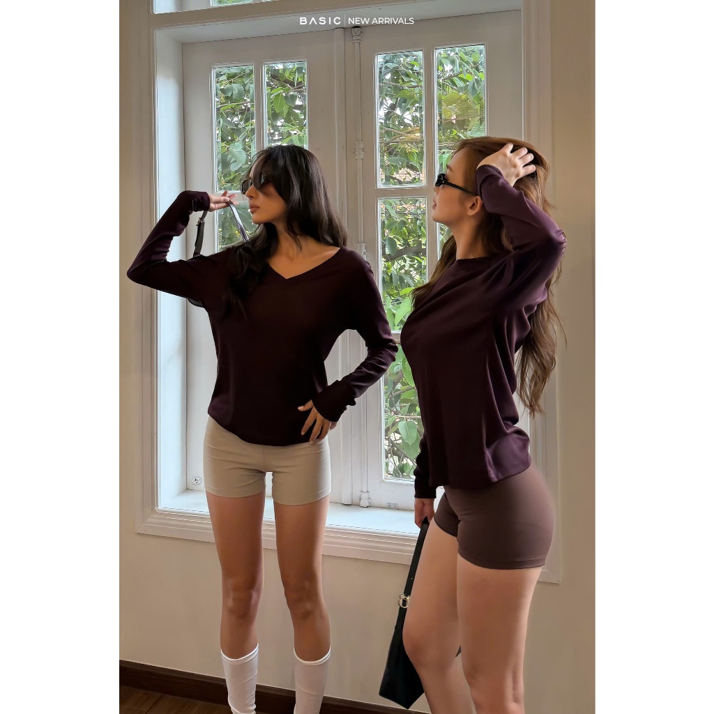 Quần short ôm biker dành cho nữ BASIC MUSE BIKER