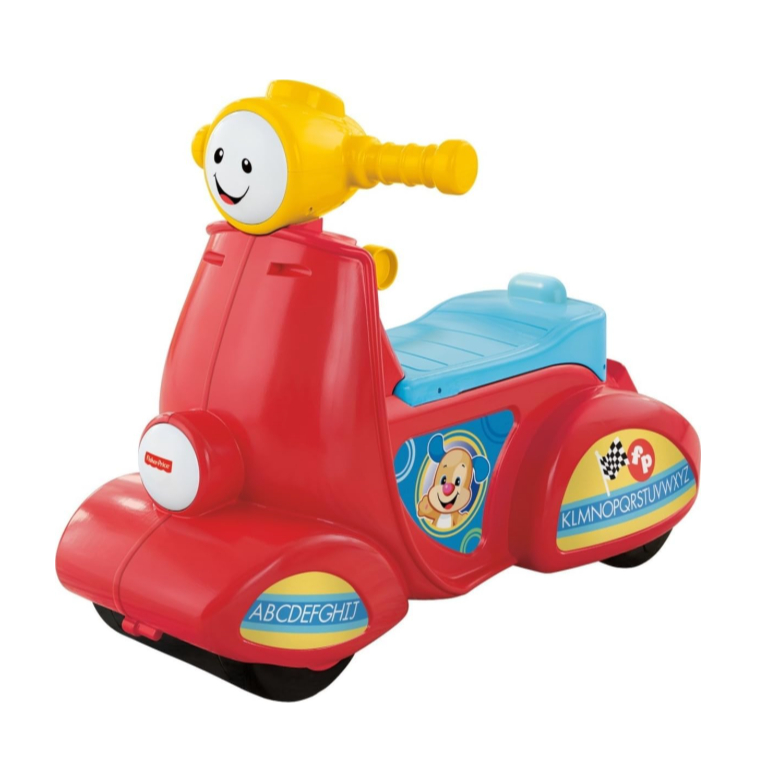 Xe chòi chân học tập cho bé Fisher-Price Laugh & Learn Scooter |Fisher-Price Baby Learning Toy Laugh