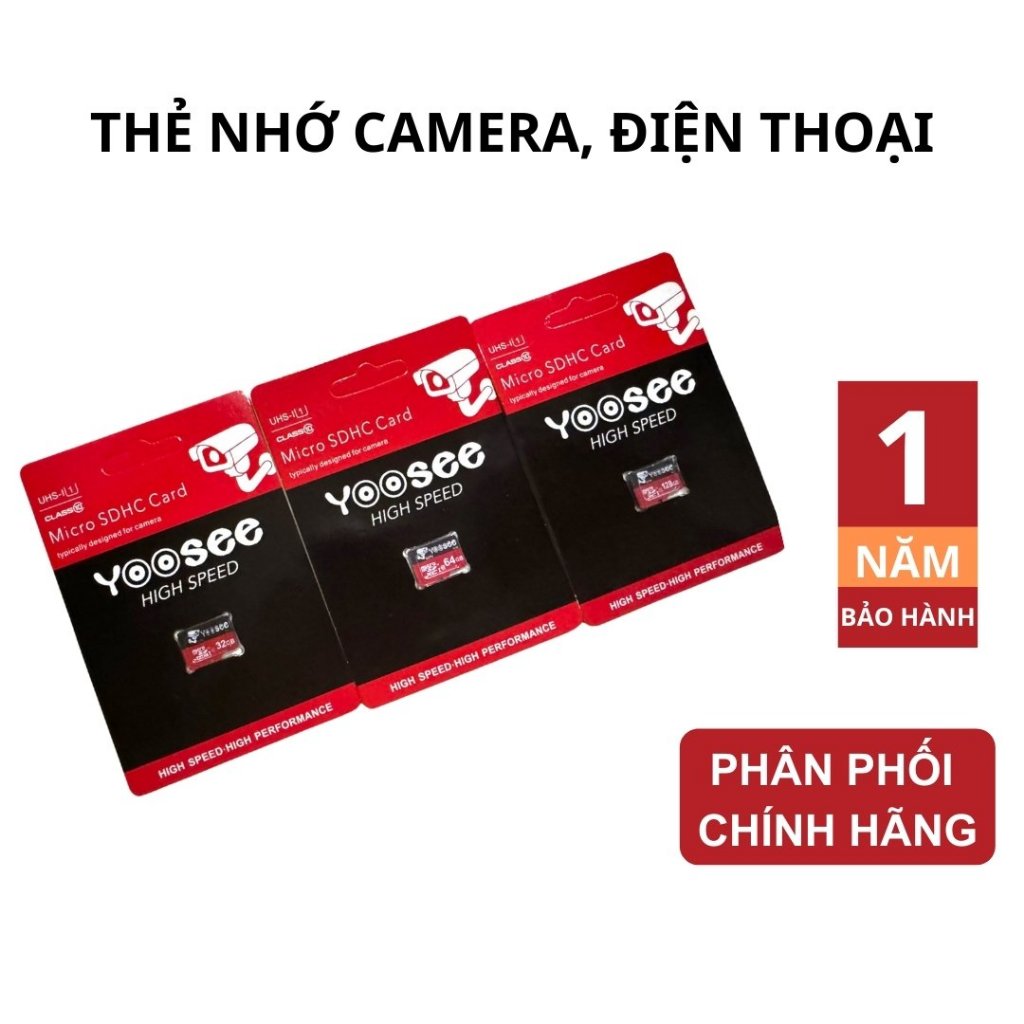 Thẻ nhớ YooSee 32/64/128G chuyên dụng cho camera