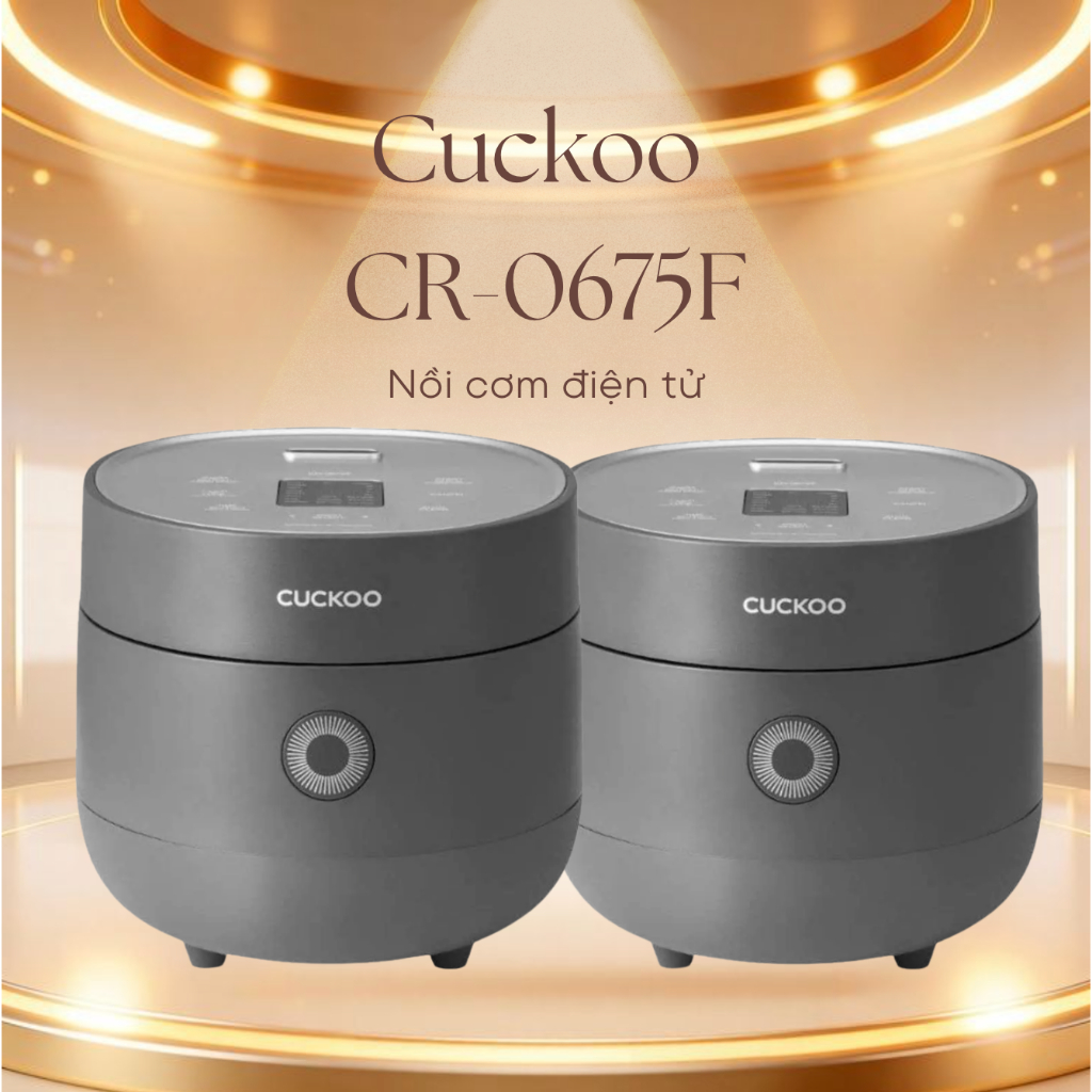 Nồi cơm điện tử Cuckoo 1.08 lít CR-0675F
