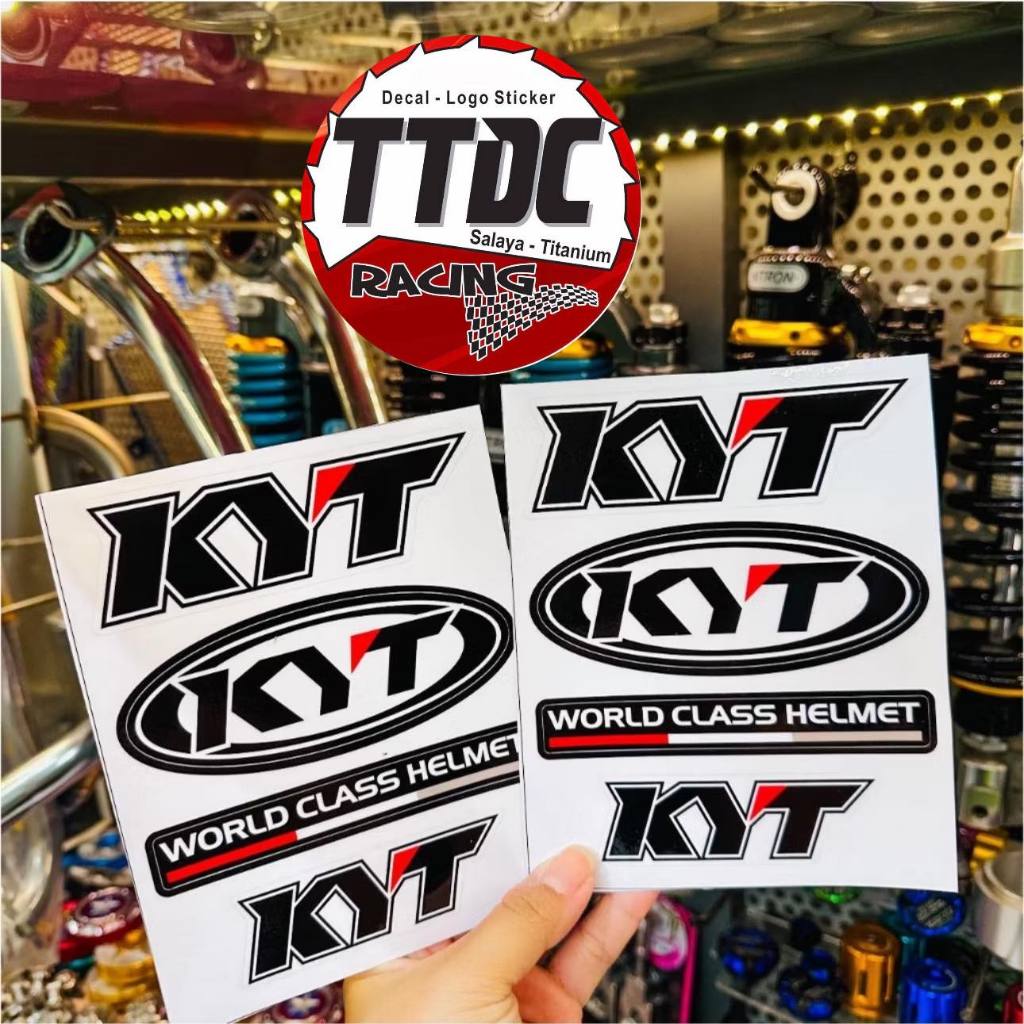 [ Giá 1 set ] Tem set kyt logo dán mọi vị trí