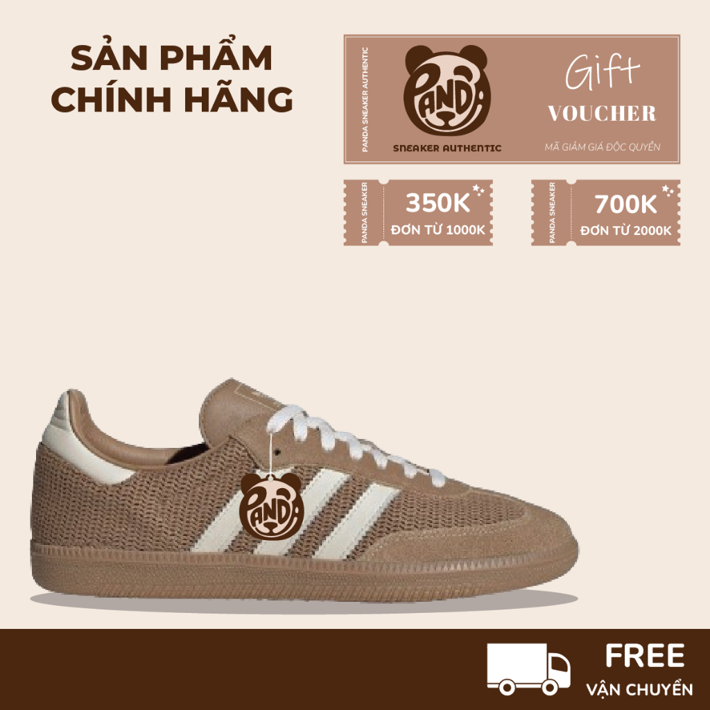 | Panda CHÍNH HÃNG | Giày sneaker adidas Samba OG 'Cardboard' IG1379