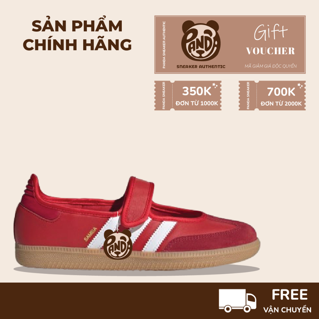 | Panda CHÍNH HÃNG | Giày adidas Samba Jane 'Red/White'