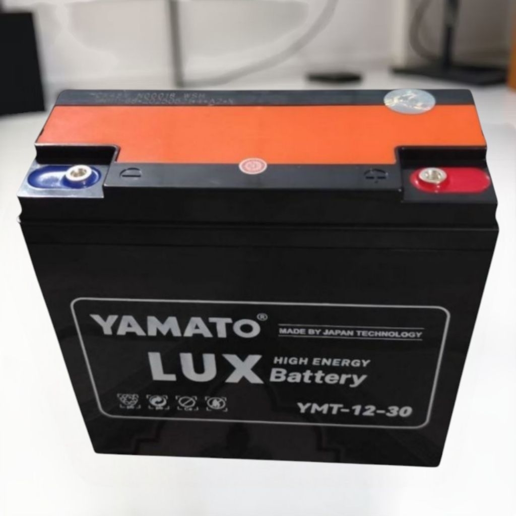 Ắc Quy Xe Máy Điện Yamato Lux Battery Pro (12V-30AH) Phiên Bản Mới Chịu Nhiệt Rất Cao Chính Hãng