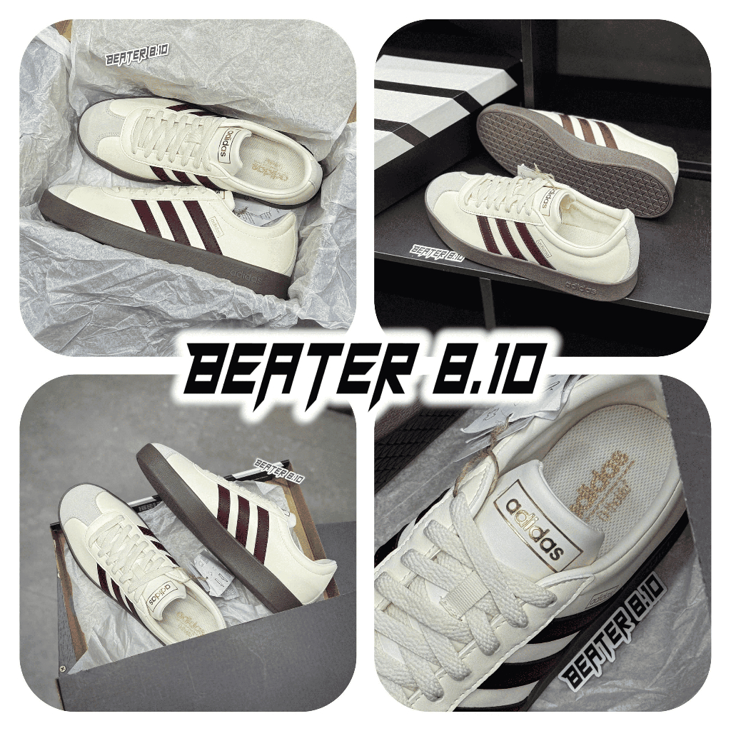 Giày thời trang Adidas VL Court Classic " Shadow Red " - JH5062