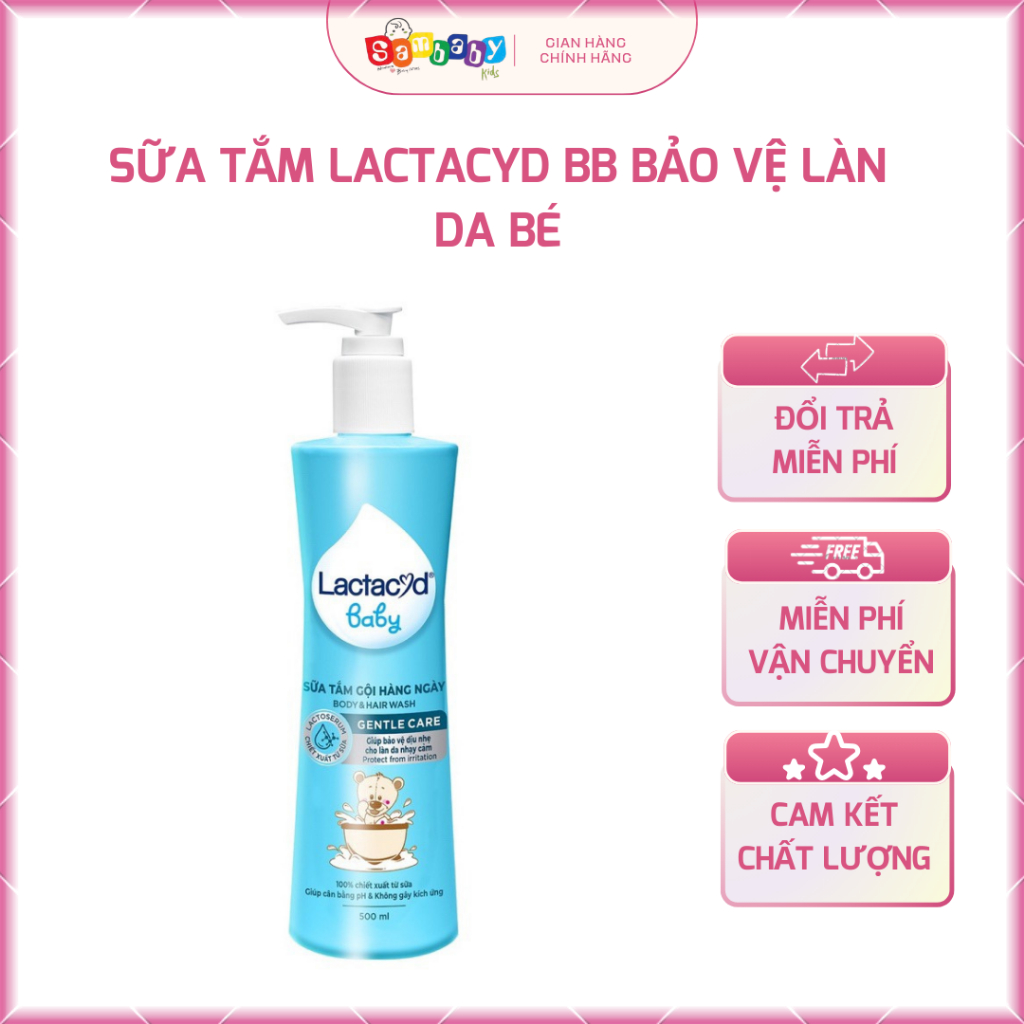 Sữa tắm Lactacyd BB Bảo Vệ Làn Da Bé