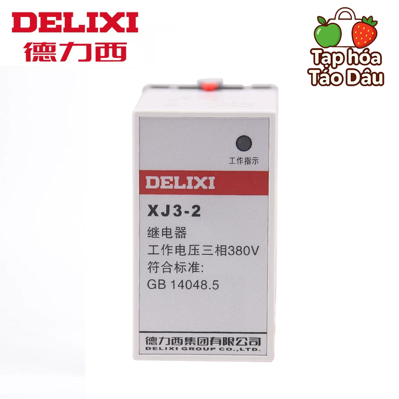 Rơ Le Bảo Vệ Mất Pha, Đảo Pha Delixi XJ3-2 (Chính Hãng)
