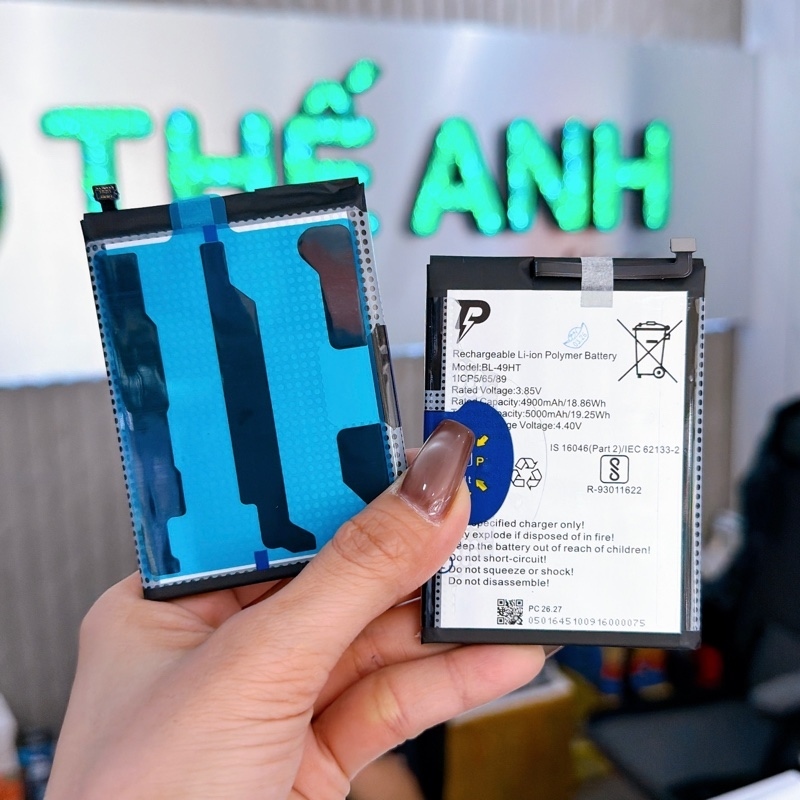 Pin Tecno Spark 6 / KE7 / CE7 ( BL-49HT ) hàng như hình.