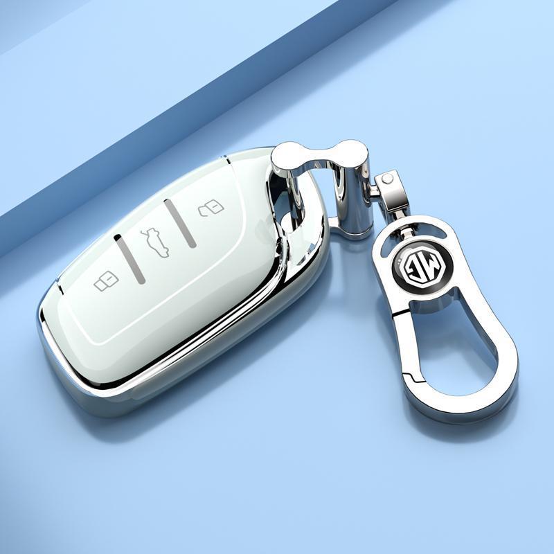 Ốp bảo vệ chìa khoá ô tô MG5, MG RX5, MG HS đời 2022 đến 2026, Ốp Bảo Vệ Chìa Khoá Bằng Nhựa Dẻo Sán