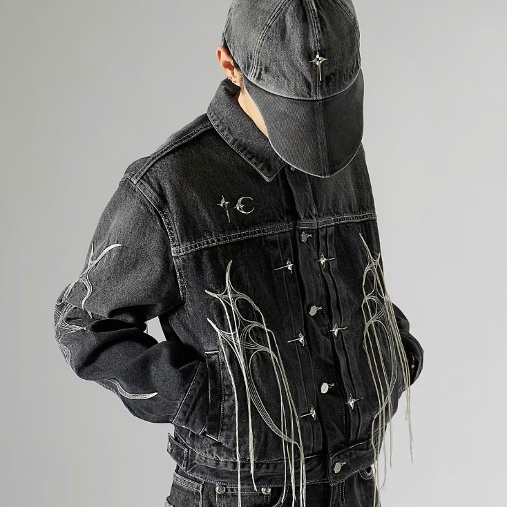 ⚡️[Mirror Quality] - Áo Khoác Thug Club Tribal Tree Denim Jacket, Áo khoác bò nam,Áo jacket denim