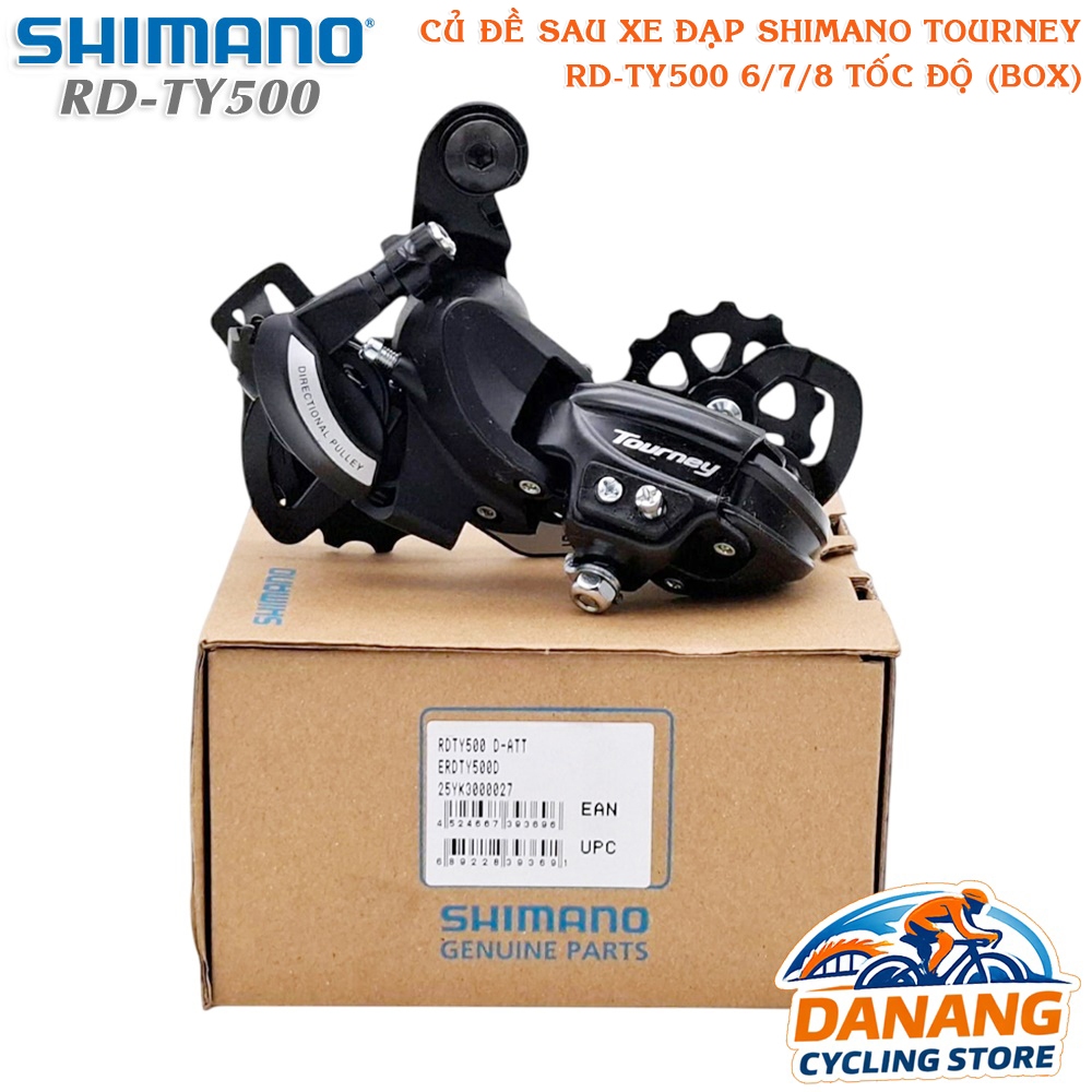 Củ Đề Sau Xe Đạp SHIMANO Tourney RD TY500 6/7/8 Tốc Độ – FullBox Chính Hãng