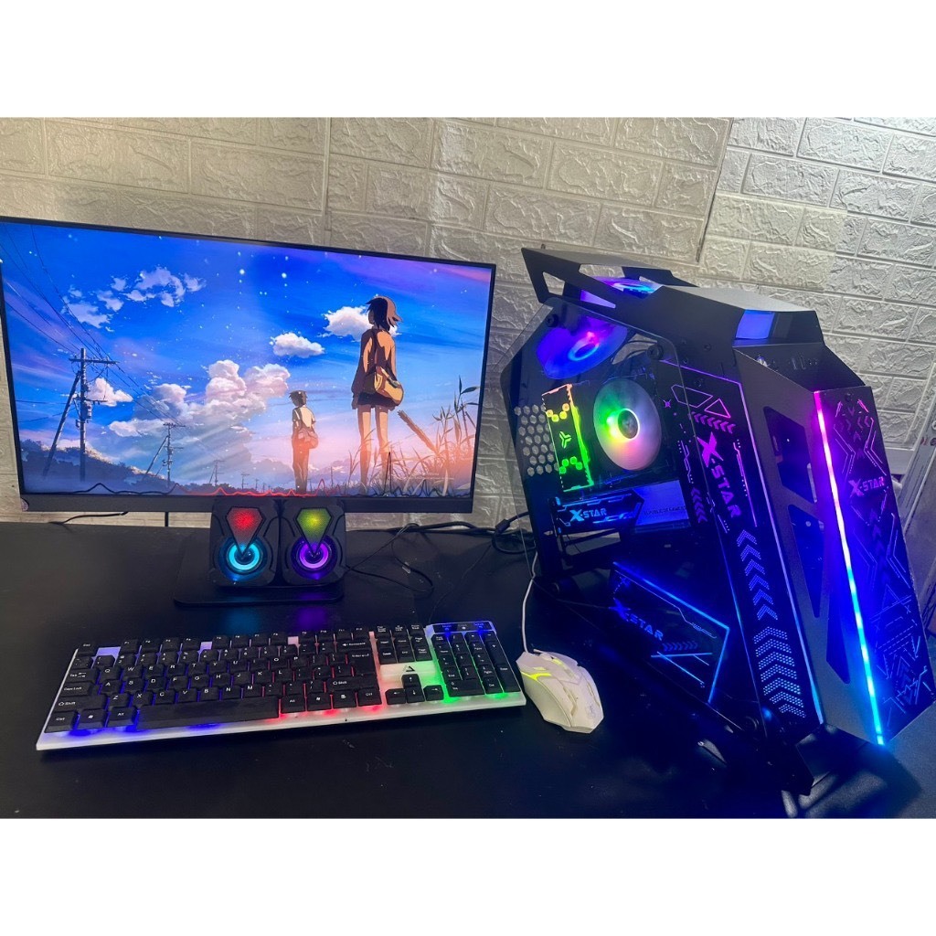 Bộ PC Gaming Robot Đen Led X-Star Chơi game liên minh Fifa Valorant Audition đột kích - Hà Nội Compu