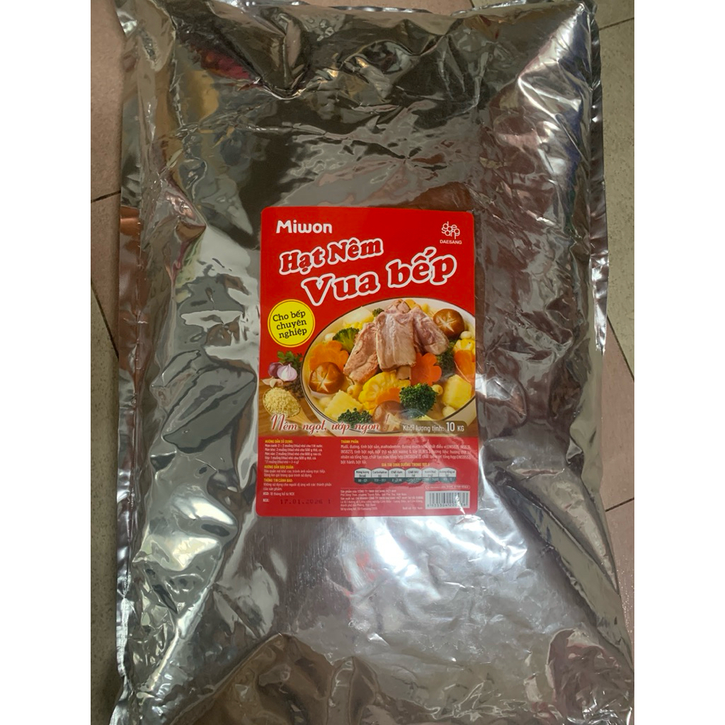 Hạt nêm Vua bếp Miwon bao 10kg