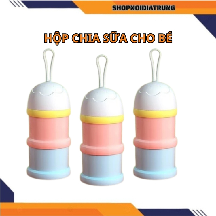 Hộp Chia Sữa Bột YUNBABY Chia Khẩu Phần Ăn Cho Bé, Nhựa PET An Toàn, Không Độc Hại
