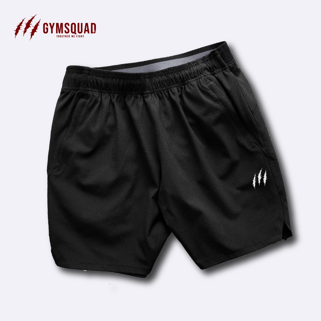 GYMSQUAD Quần Dù Ô Vuông Mỏng Nhẹ, Thoáng khí, Quần Short Nam Menwear