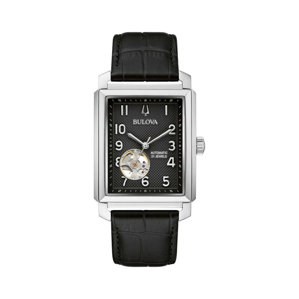 [Chính Hãng 100%] ĐỒNG HỒ NAM BULOVA SUTTON AUTOMATIC 96A269.  Máy Automatic, Kính Khoáng. Siz 33MM 