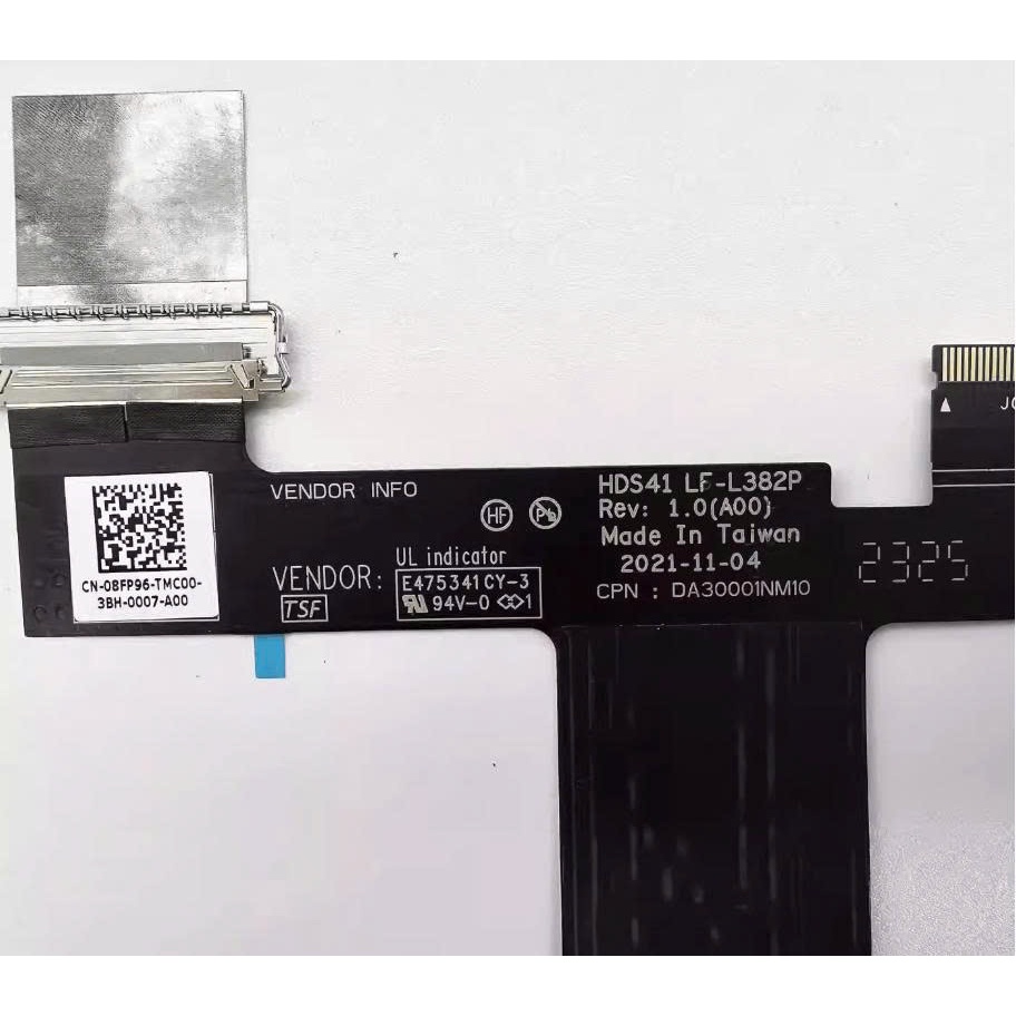 Cáp màn hình Laptop Dell Alienware X14 R1 HDS41 LF-L382P 08FP96 06JVV2 DA300001NM10