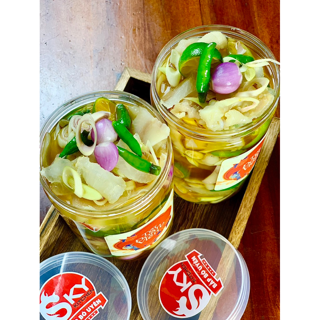 Gân Bò ngâm mắm sã tắc giòn thơm ngon , mồi nhậu, món ăn vặt- Sp Sky Kitchen, Bắp Bò Uyên