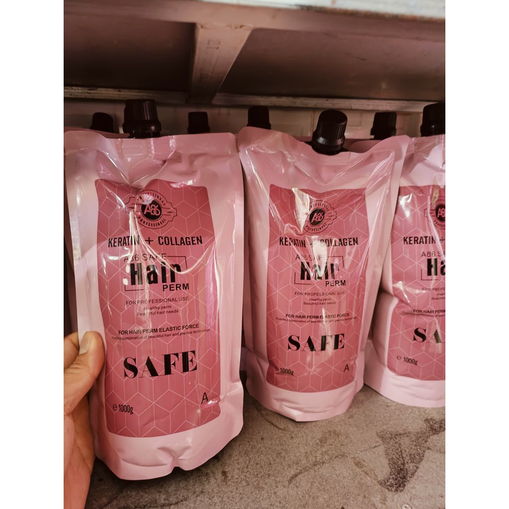 Thuốc uốn duỗi A Safe hồng A86