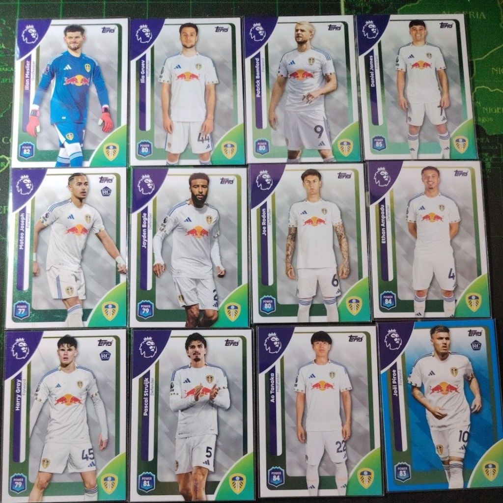 [Chính hãng] Thẻ cầu thủ lẻ Leeds United Topps Premier League 25/26