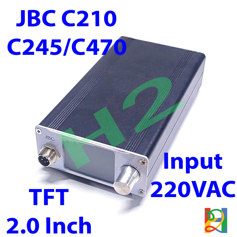 Trạm hàn JBC C210, C245, C470 máy hàn công suất lơn màn hình màu TFT 2.0 Inch nguồn cấp 220V (Bản ca