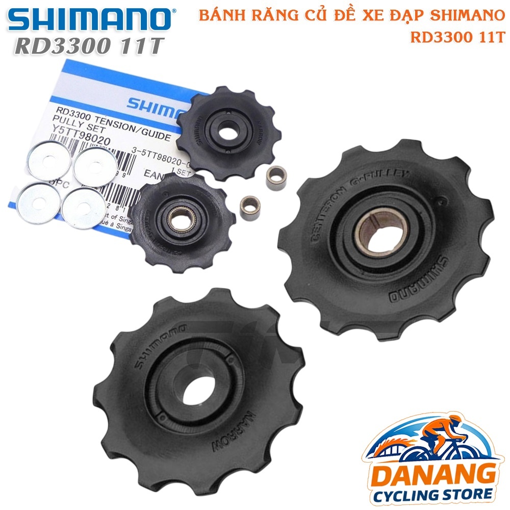 Bánh Răng Pulley Củ Đề Xe Đạp SHIMANO RD 3300 11T – Nhựa Bền, Thay Thế Chính Xác