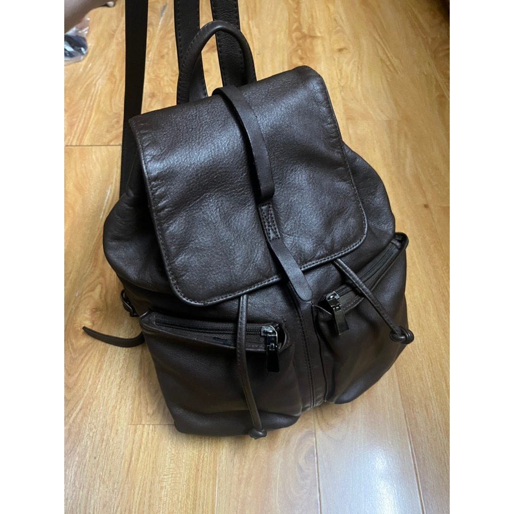 [2hand] Balo sz 27*35*13 da thật 2hand