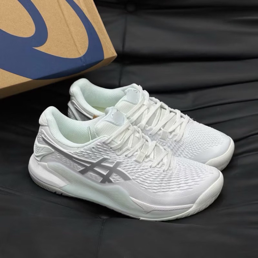 Giày thê thao chạy bộ tenis pickerbal Asics Gel FF3 trắng bạc