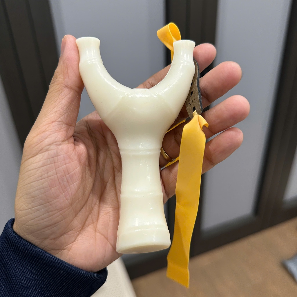 ná cao su nhựa Trúc kèm 1 dây + dây cột , ná nhựa trúc abs đúc nguyên khối cao cấp , ná trúc siêu đẹ