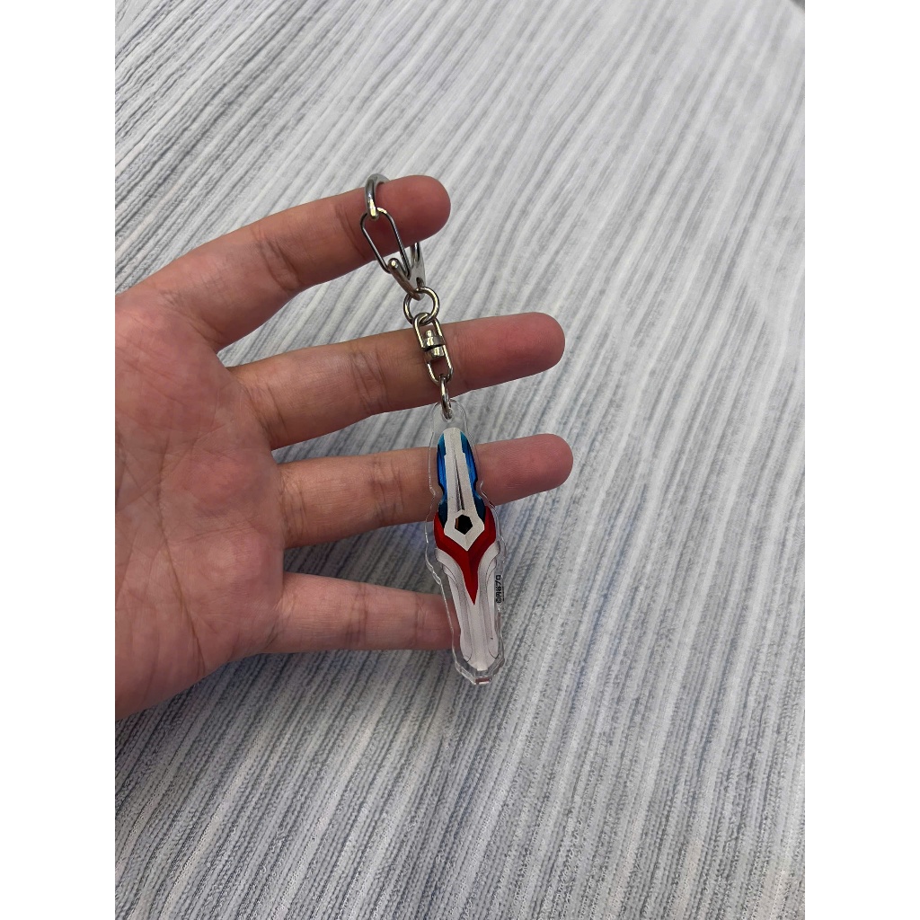 [ New 90% ] Móc Khóa Acrylic Ultra Replica Evoltruster từ series Ultraman Nexus.