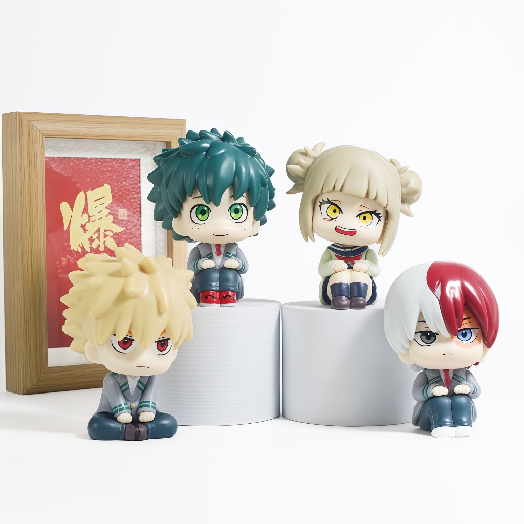 Mô Hình Chibi Ngồi My Hero Academia 9cm – Figure Anime Boku no Hero Academia Đáng Yêu