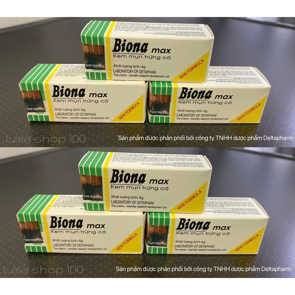 Kem mụn trứng cá Biona max 6g