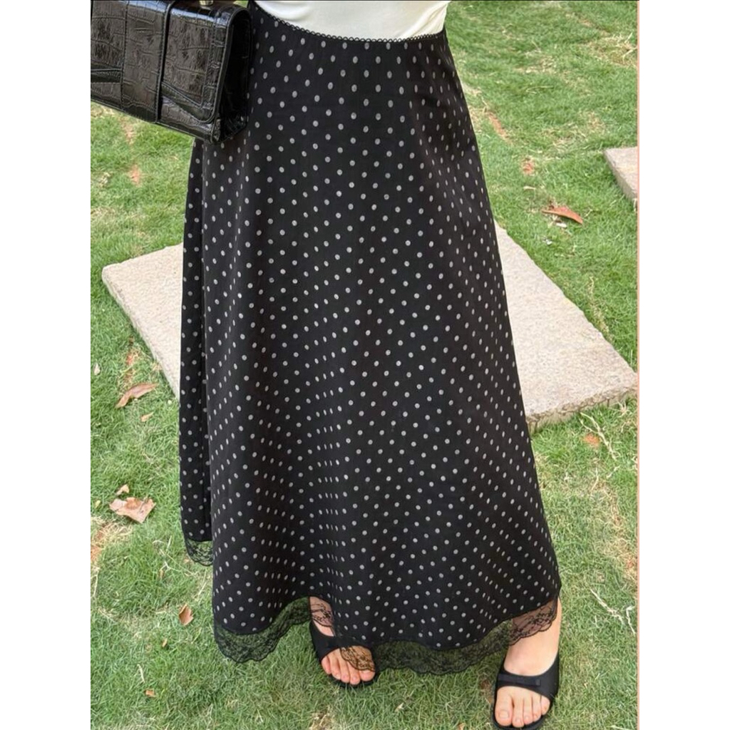 Bee Order Bigsize 60-150kg - Chân váy bigsize 100kg, Chân váy chấm bi bigsize 100kg, chân váy dài bi