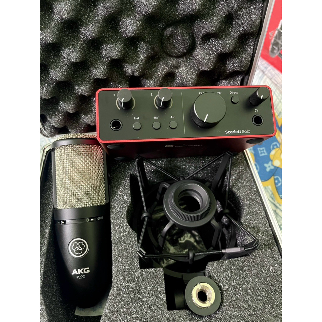 AKG P220 + Focusrite Gen 4