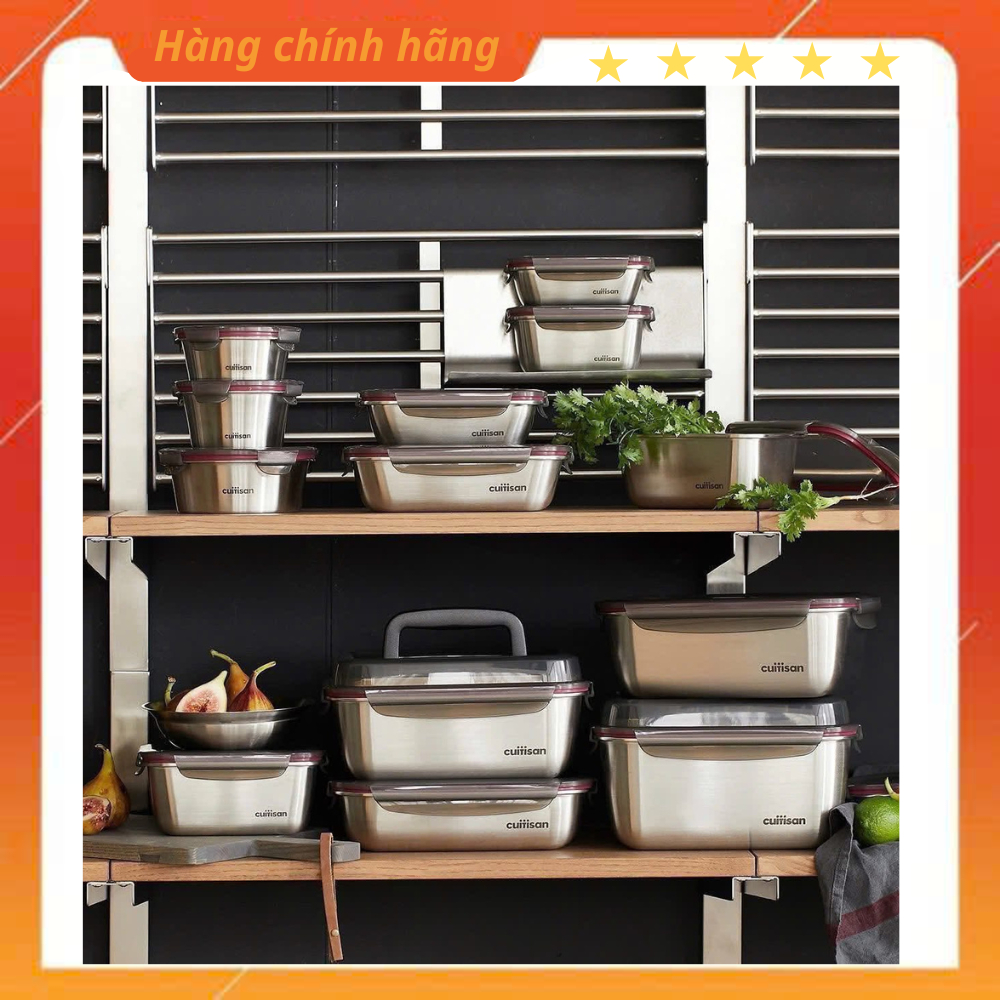 Hộp đựng thực phẩm Cuitisan Flora Rectangle EC7-FS05