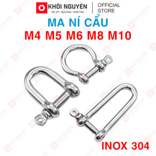 Ma Ní Cẩu, Mã Lý Inox 304 - Mã Lý Nối Dây Cáp, Xích Tải