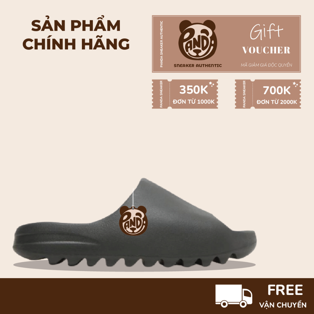 | Panda CHÍNH HÃNG | Dép adidas Slide 'Onyx Black' HQ6448, Dép Cao Su Đi Biển