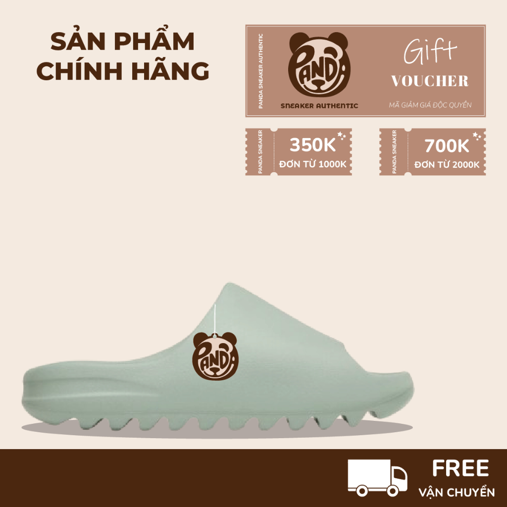 | Panda CHÍNH HÃNG | Dép Adidas Slide 'Salt' ID5480, Dép Cao Su Đi Biển