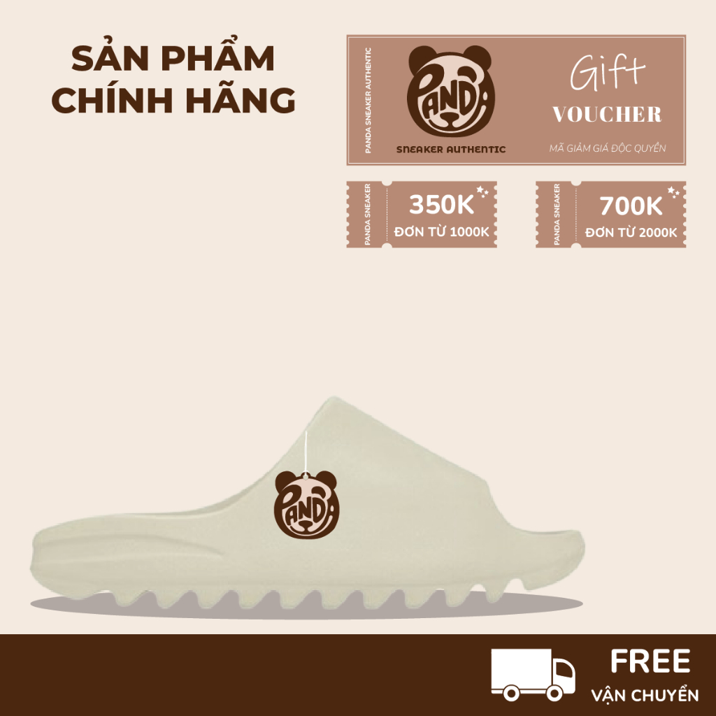 | Panda CHÍNH HÃNG | Dép Adidas Slide ‘Bone’ FZ5897, Dép Cao Su Đi Biển