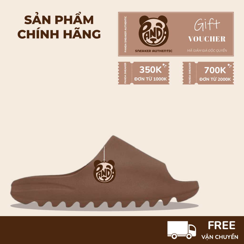| Panda CHÍNH HÃNG | Dép Adidas Slide ‘Flax’ FZ5896, Dép Cao Su Đi Biển