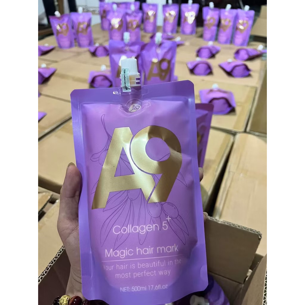 [ GIÁ SỈ] 10 Túi Collagen A9 Kem Ủ Tóc Phục Hồi Tóc Mask Hair