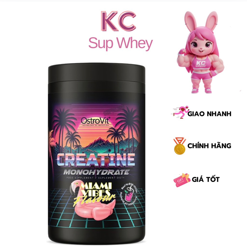 [MIAMI VIBES] Bột tăng sức mạnh OSTROVIT CREATINE MONOHYDRATE 500g