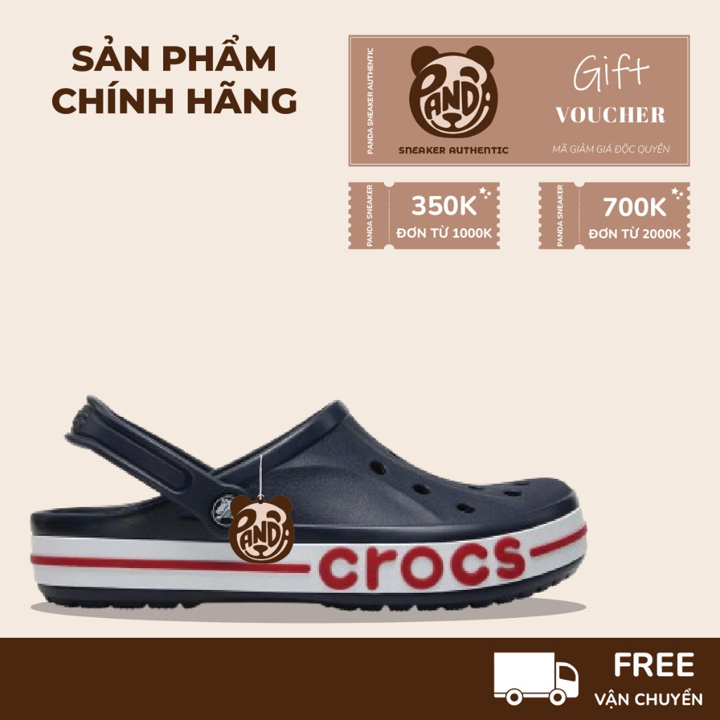 | Panda CHÍNH HÃNG | Giày Clog Unisex Bayaband 'Navy Peper/Red'