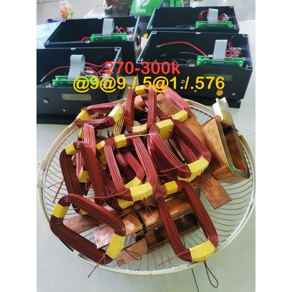 cuộn đồng sơ cấp chế máy hàn cell