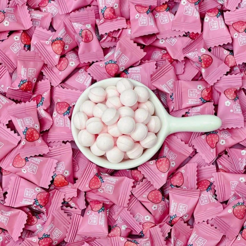 Kẹo 12 hương trái cây mát lạnh - Kẹo ngậm trái cây Xiao Ke Ao La vị bạc hà