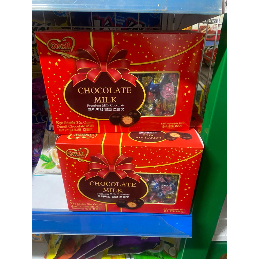 kẹo socola sữa omeli -omeli chocolate milk 230g