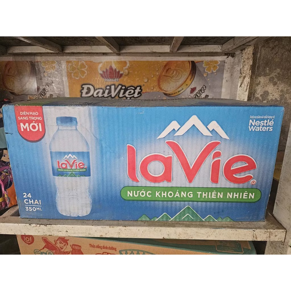Thùng Nước Khoáng Lavie 350ml