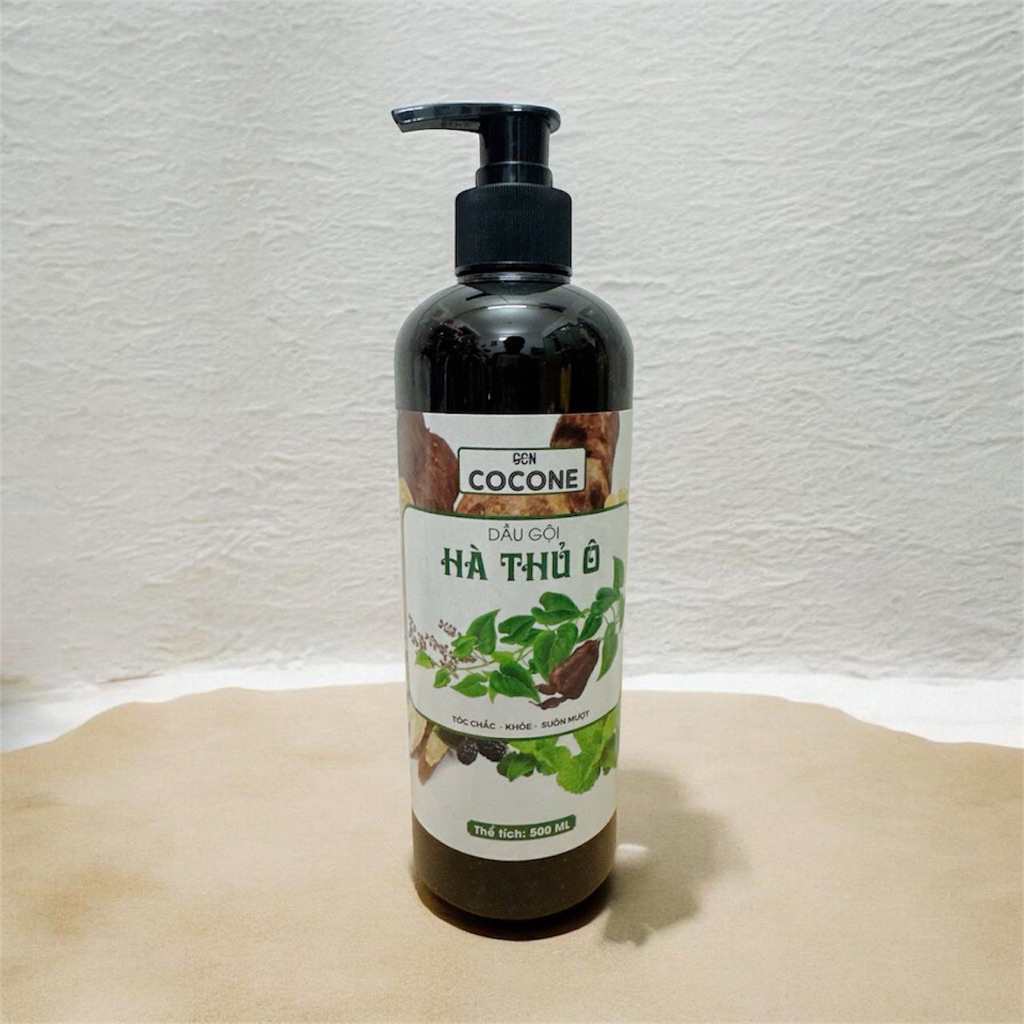 Dầu gội đầu thảo dược Hà Thủ Ô 500ml ( Cocone )