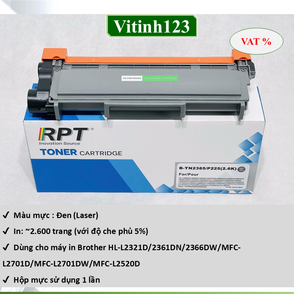 Hộp mực in Brother HL2360/2361 (TN 2385 | TN 2325) Brother L2321D|2361DN|2366DW