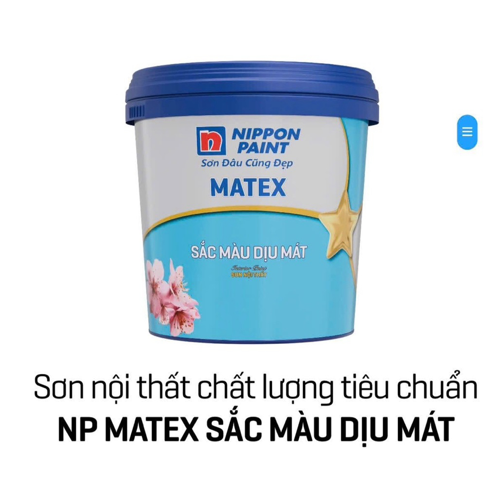 Sơn Nội Thất Nippon Matex Sắc Màu Dịu Mát